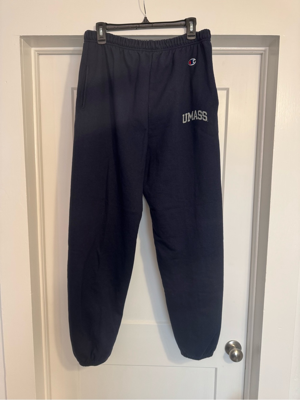 Champion Navy UMass Sweatpants